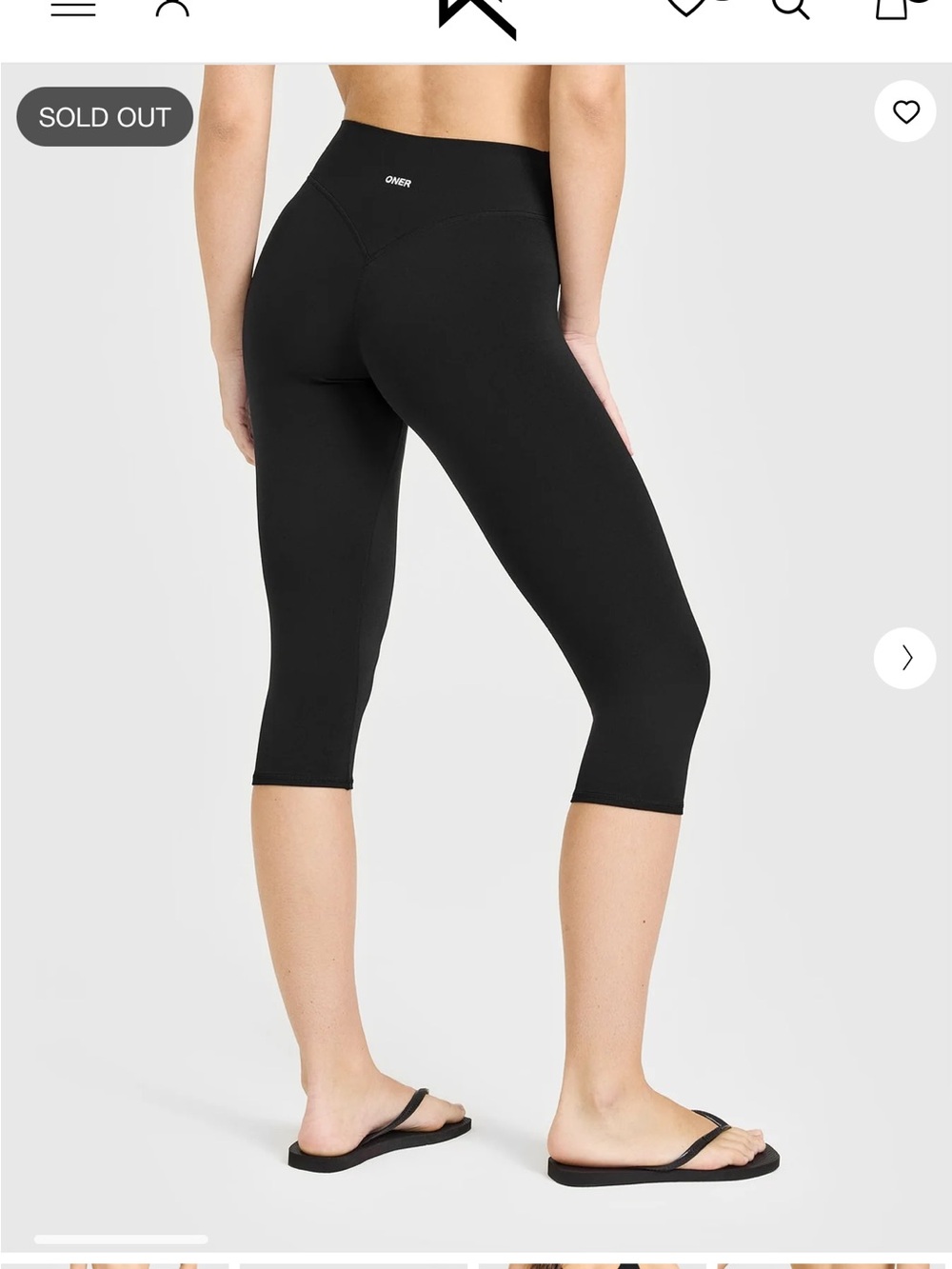 Oner Active Black capris